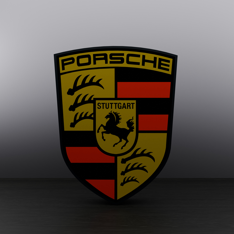 Porsche LED Lightbox