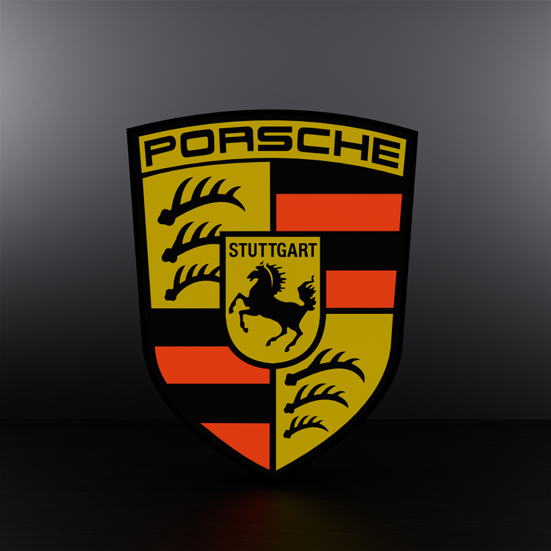Porsche LED Lightbox