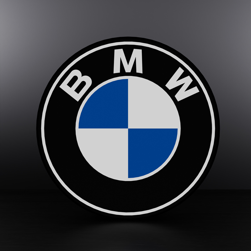 BMW logo LED sign Lightbox