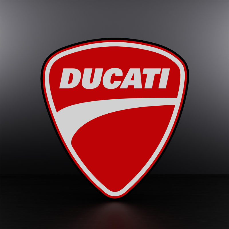 Ducati logo LED sign Lightbox