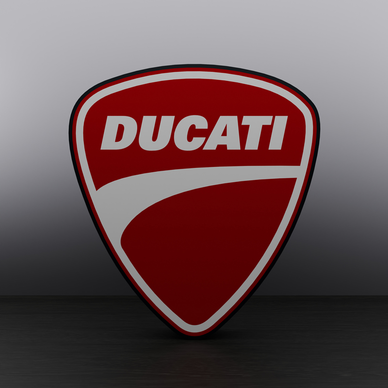 Ducati logo LED sign Lightbox