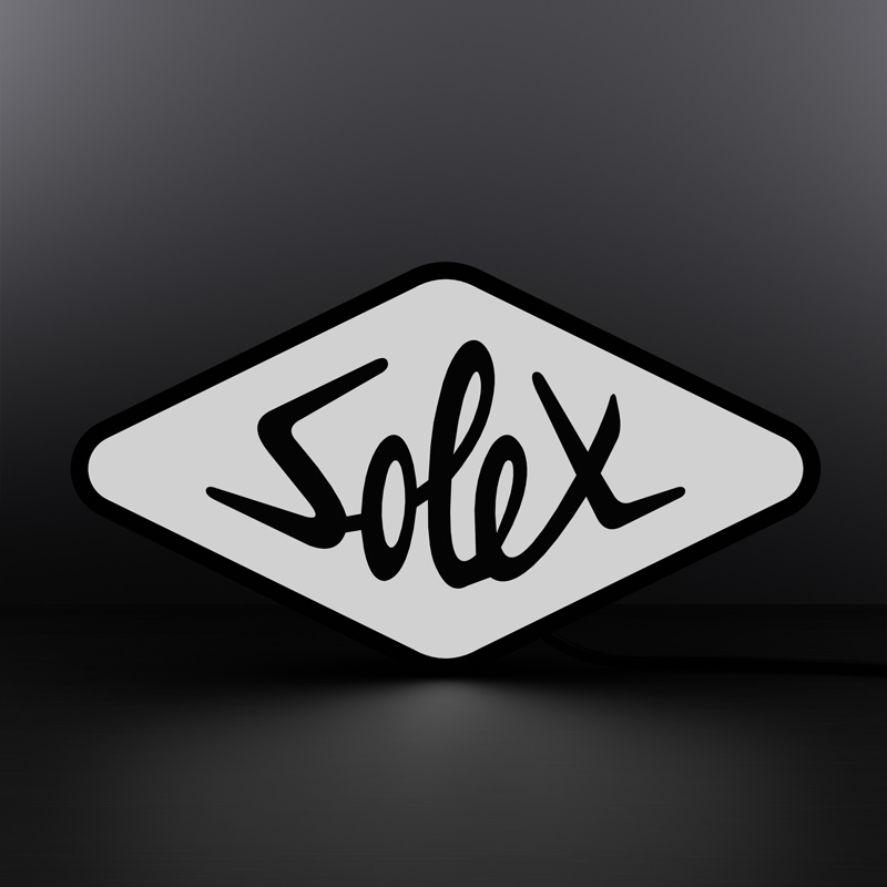 Solex logo LED sign Lightbox