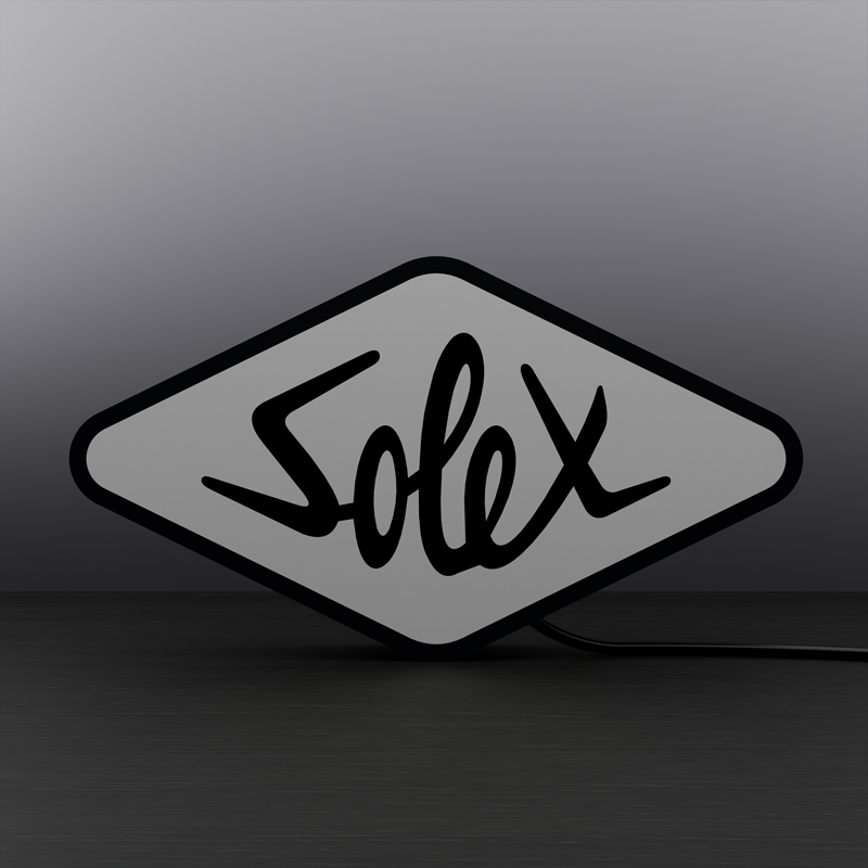 Solex logo LED sign Lightbox