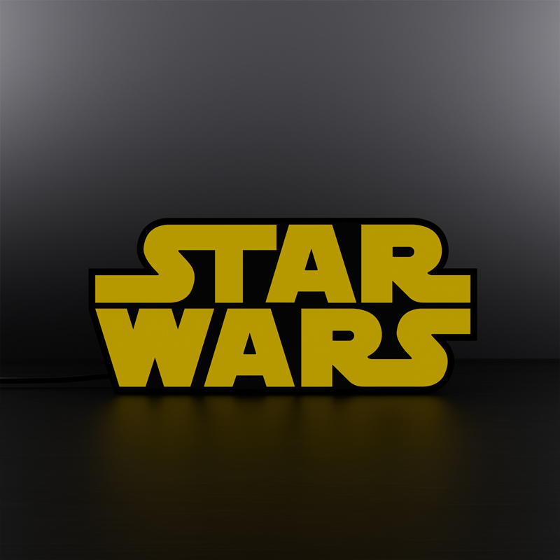 Star Wars logo LED sign Lightbox