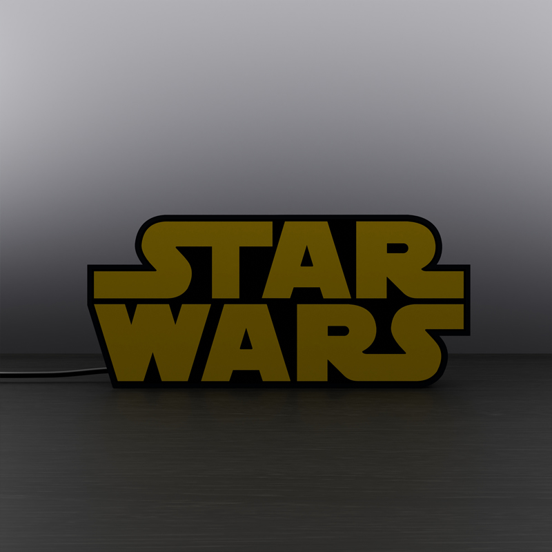 Star Wars logo LED sign Lightbox