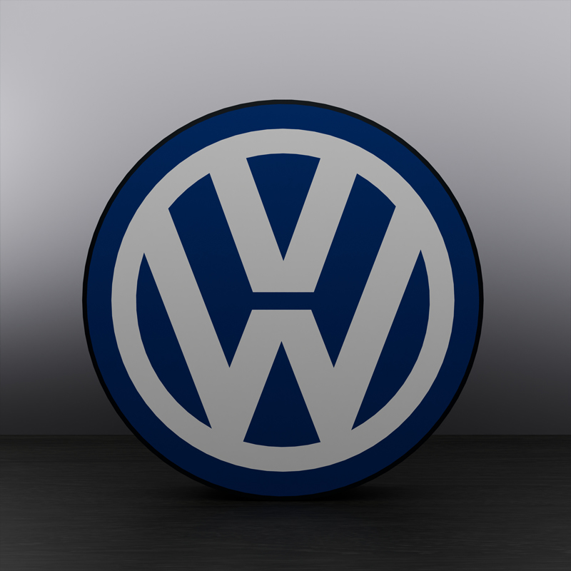 Volkswagen logo LED sign Lightbox