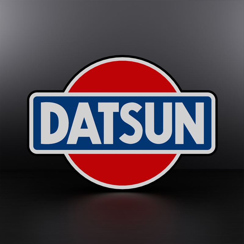 Datsun logo LED sign Lightbox