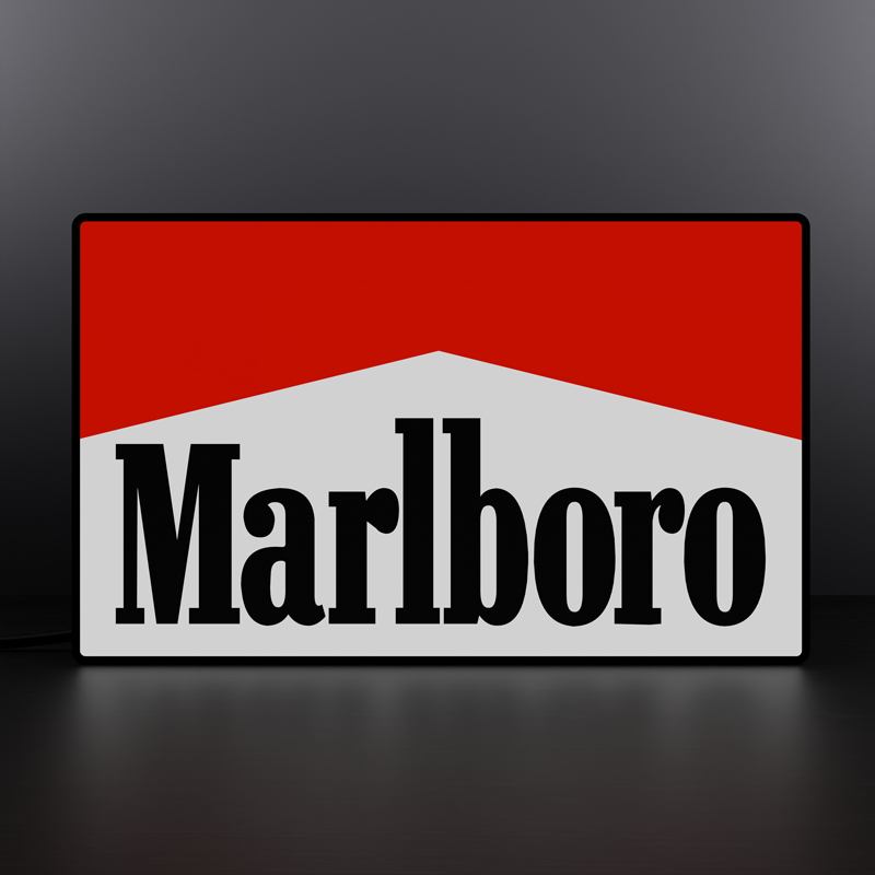 Marlboro logo LED sign Lightbox