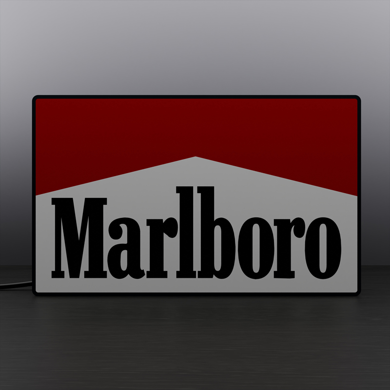 Marlboro logo LED sign Lightbox