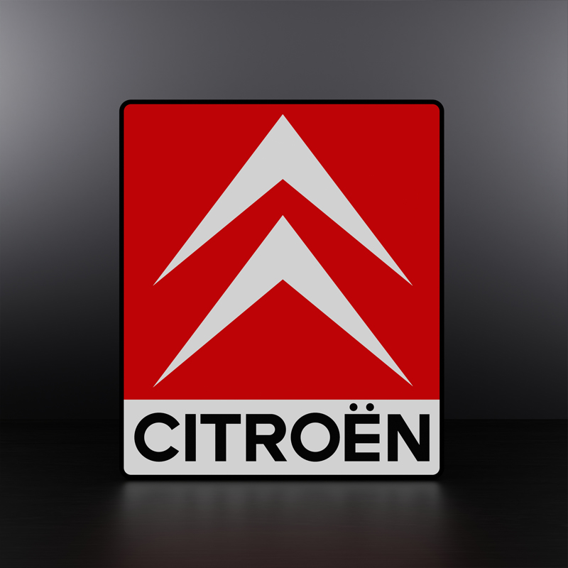 Citroën logo LED sign Lightbox