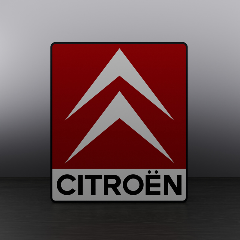 Citroën logo LED sign Lightbox