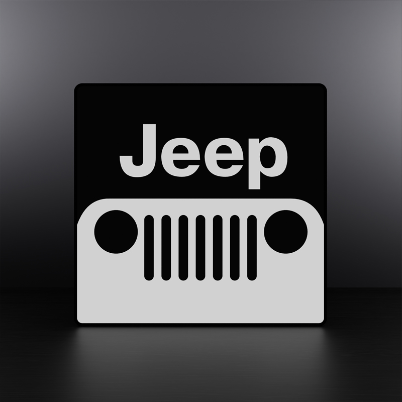 Jeep logo LED sign Lightbox