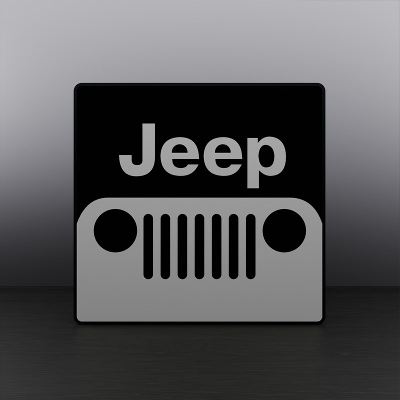 Jeep logo LED sign Lightbox