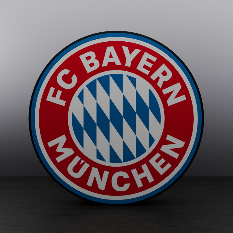 Bayern Munich logo LED sign Lightbox