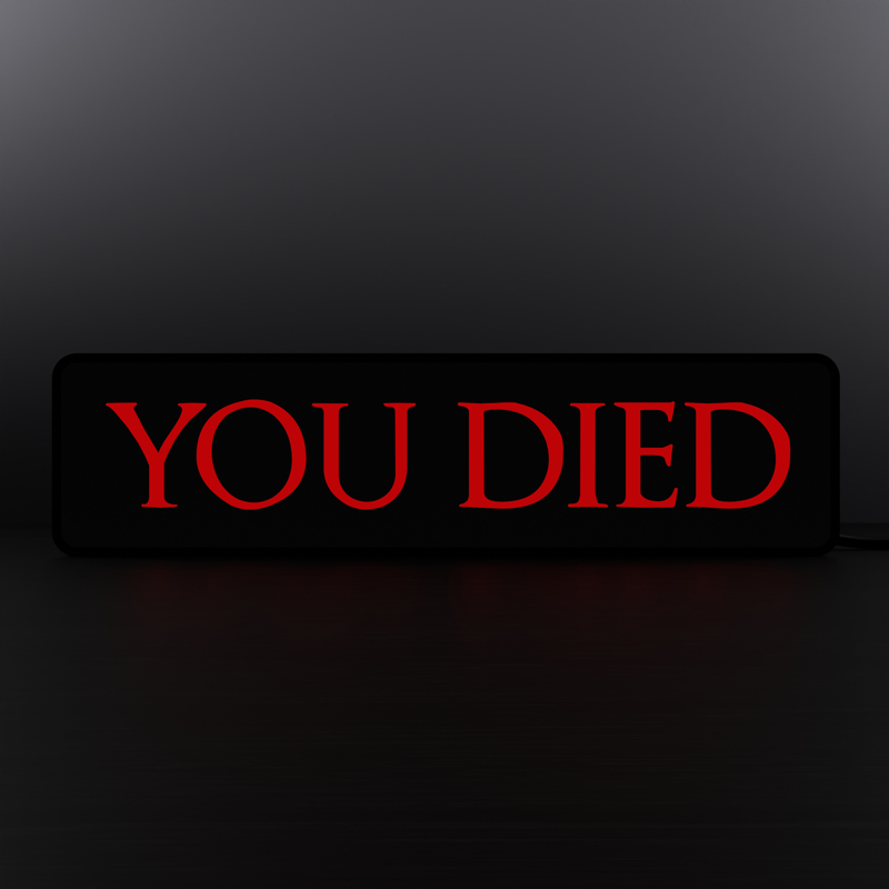 Darksouls You Died LED sign Lightbox