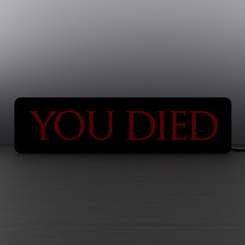 Darksouls You Died LED sign Lightbox